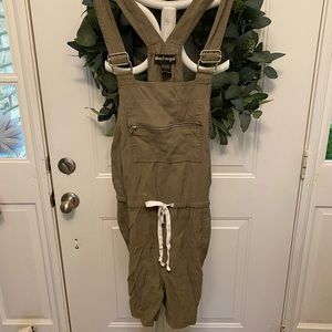 like an angel Army Green Shortalls Coveralls L